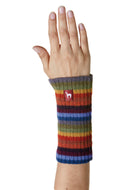 Alpaca wrist warmer ARCO IRIS made from 100% alpaca